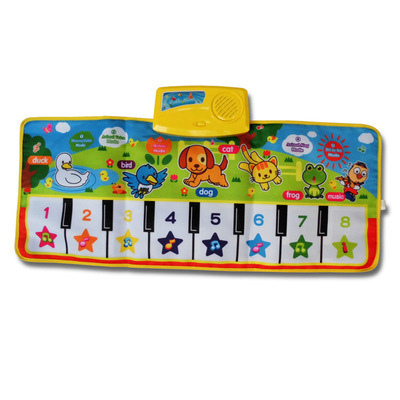 【小鋼琴音樂毯電子琴嬰幼兒益智玩具學習智能布毯學習毯音樂毯批發】價格,廠家,圖片,教具、早教機,汕頭市澄海區安源玩具商行-